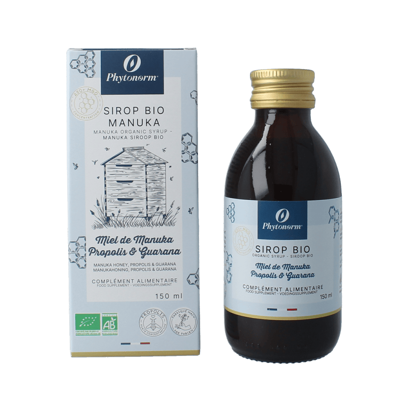 Aprolis Kruidenpreparaten 150 Milliliter Aprolis Siroop manuka propolis guarana bio 150 Milliliter