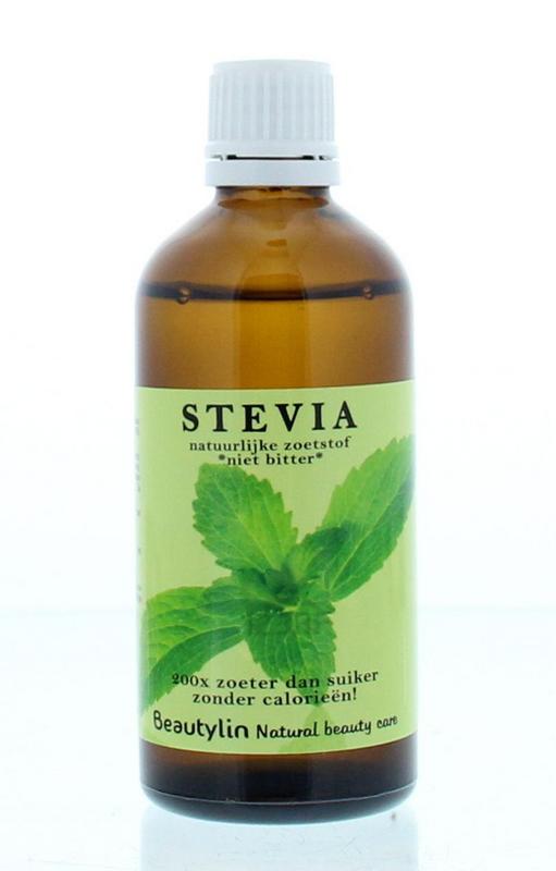Beautylin Suikers en Zoetstoffen 100 Milliliter Beautylin Stevia niet bitter druppelfles 100 Milliliter