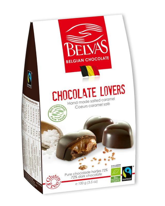 Belvas Chocolade 100 Gram Belvas Chocolate lovers bio 100 Gram