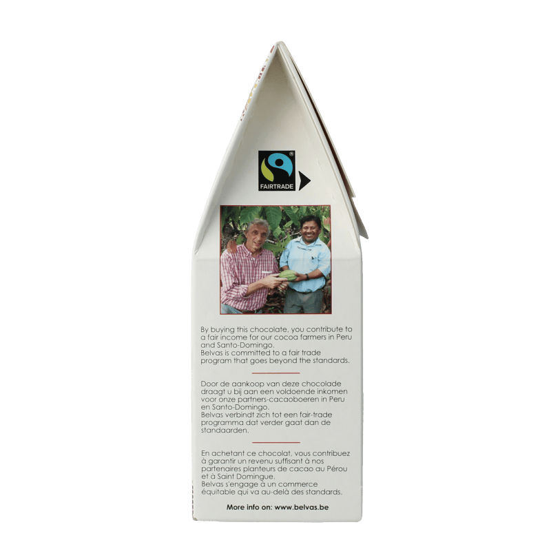 Belvas Chocolade 100 Gram Belvas Kokos rocher bio 100 Gram