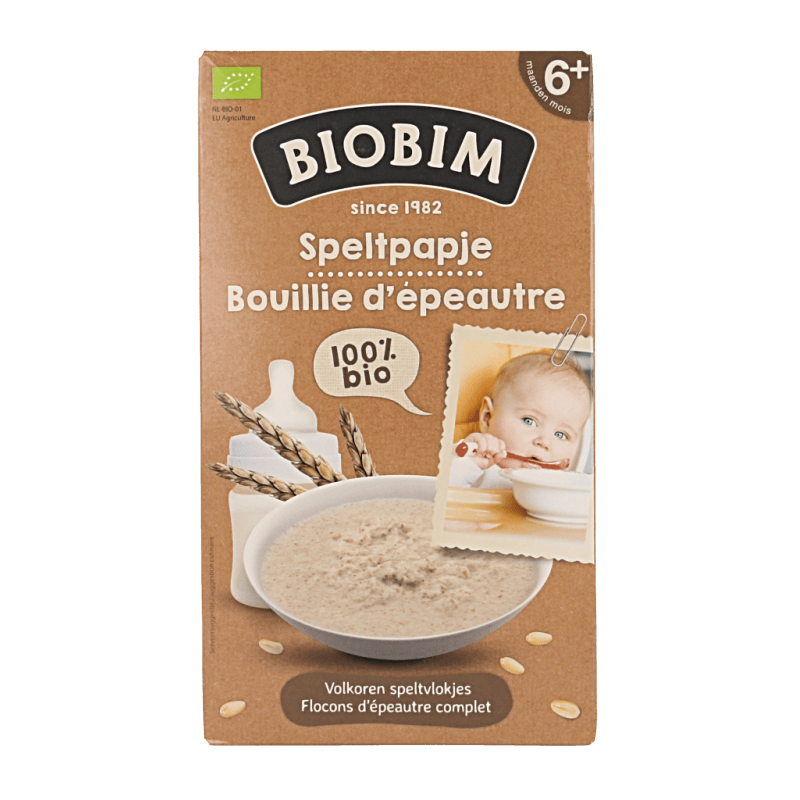 Biobim Baby en Peuter Voeding 250 Gram Biobim Speltpapje bio 250 Gram
