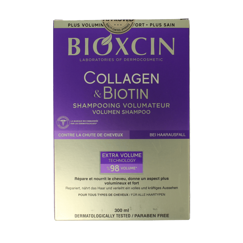 Bioxcin Haarverzorging 300 Milliliter Bioxcin Collageen volume shampoo 300 Milliliter