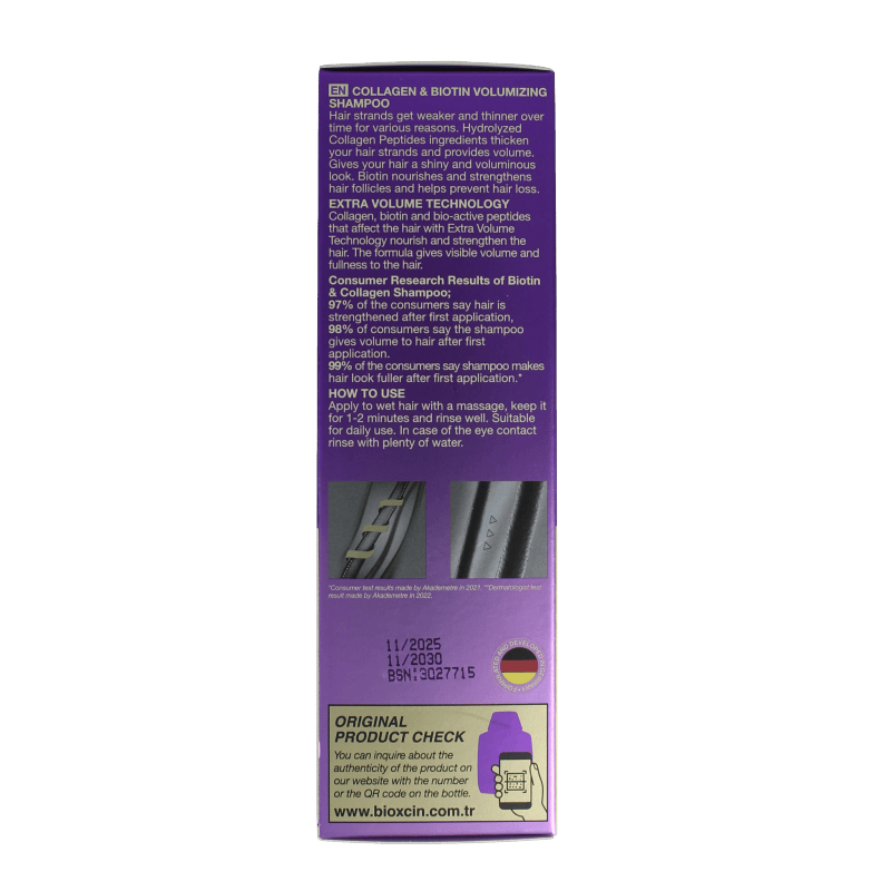 Bioxcin Haarverzorging 300 Milliliter Bioxcin Collageen volume shampoo 300 Milliliter