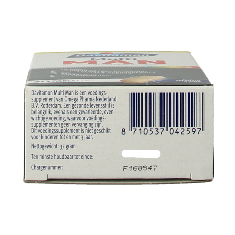 Davitamon Vitamine Multi 30 Tabletten Davitamon Multi man 30 Tabletten