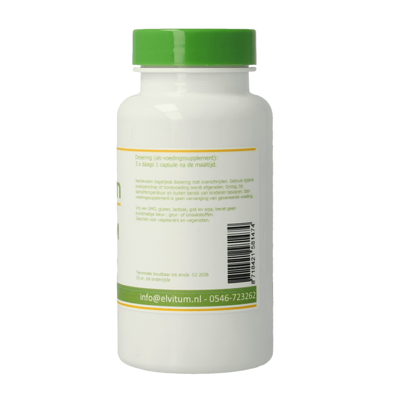 Elvitum Kruidenpreparaten 120 Vegetarische capsules Elvitum Wild yam 100mg 16% diosgenine 120 Vegetarische capsules