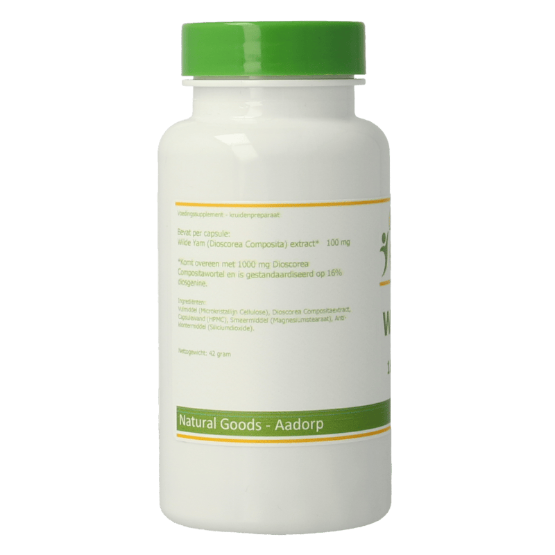 Elvitum Kruidenpreparaten 120 Vegetarische capsules Elvitum Wild yam 100mg 16% diosgenine 120 Vegetarische capsules