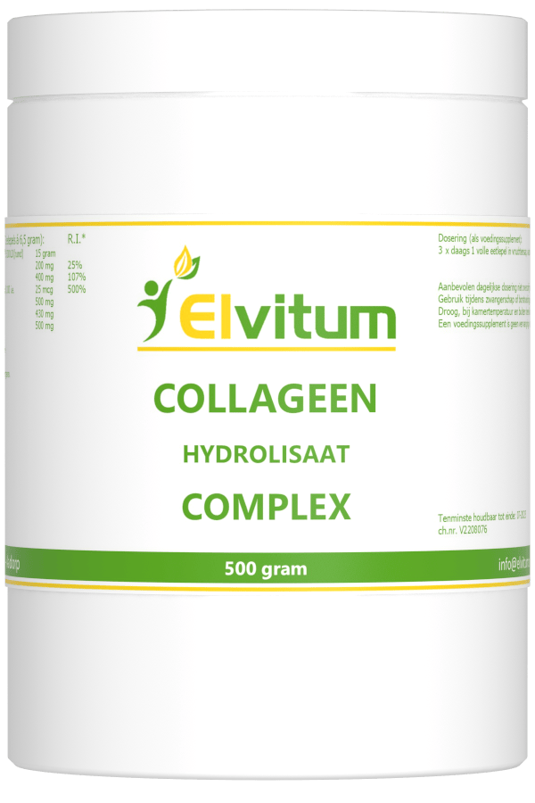 Elvitum Mineralen Multi 500 Gram Elvitum Collageen complex 500 Gram