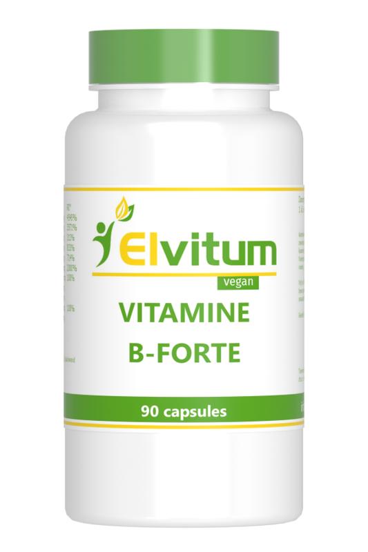 Elvitum Vitamine Multi 90 Vegetarische capsules Elvitum Vitamine B-forte gistvrij 90 Vegetarische capsules