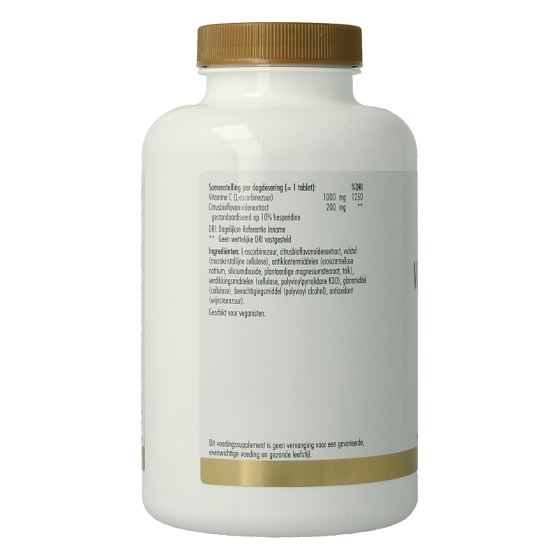 Golden Naturals Vitamine Enkel 180 Tabletten Golden Naturals Vitamine C 1000 bioflavonoiden 180 Tabletten