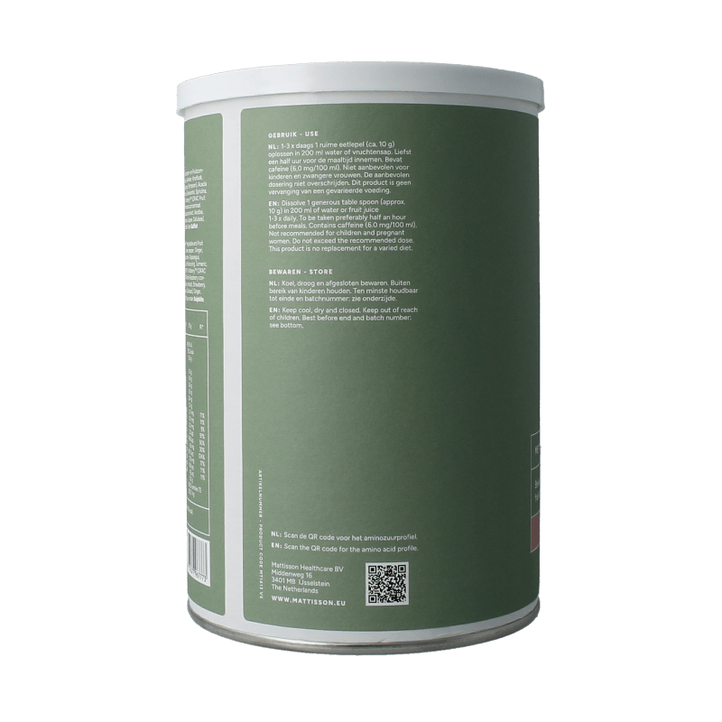 Mattisson Kruidenpreparaten 300 Gram Mattisson Collagen collageen AlkaGreens poeder 300 Gram