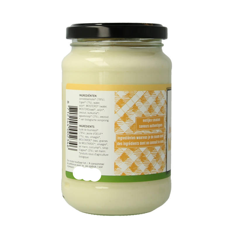 Van Ton Sauzen en Smaakmakers 310 Gram Van Ton Mayonaise beetje zoet bio 310 Gram