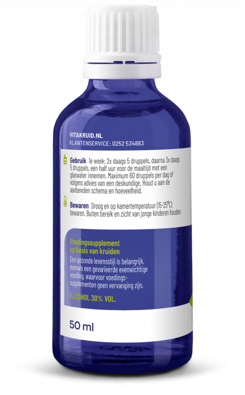 Vitakruid Kruidenpreparaten 50 Milliliter Vitakruid Kaardebol tinctuur 50 Milliliter