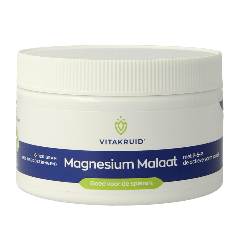 Vitakruid Mineralen Multi 120 Gram Vitakruid Magnesium Malaat met P-5-P 120 Gram