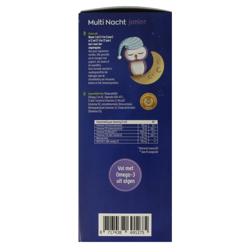 Vitakruid Vitamine Multi 360 Milliliter Vitakruid Multi dag & nacht junior 360 Milliliter