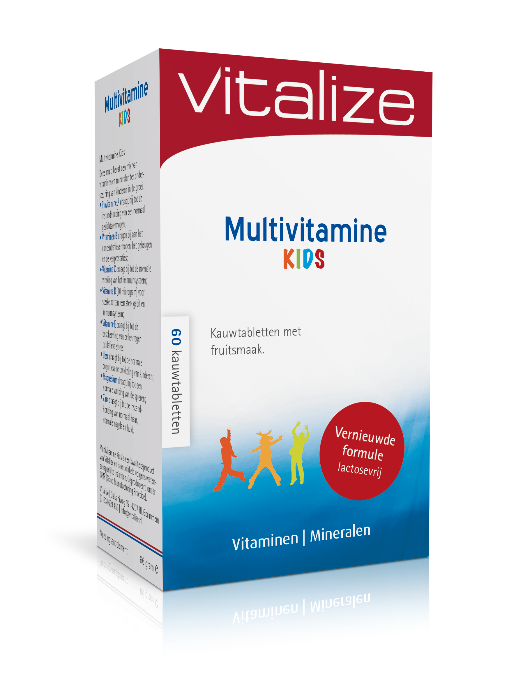 Vitalize Vitamine Multi 60 Kauwtabletten Vitalize Multivitamine kids 60 Kauwtabletten