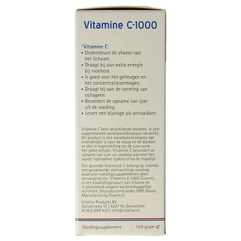 Vitalize Vitamine Multi 60 Tabletten Vitalize Vitamine C ascorbatencomplex 60 Tabletten