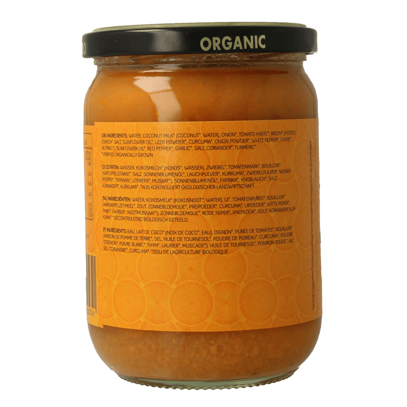 Yakso Soepen en Bouillons 500 Milliliter Yakso Laksa bio 500 Milliliter