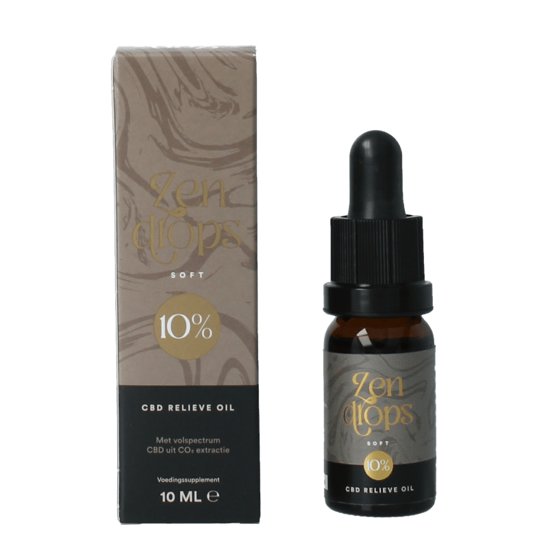 Zendrops Kruidenpreparaten 10 Milliliter Zendrops CBD oil soft 10% 10 Milliliter