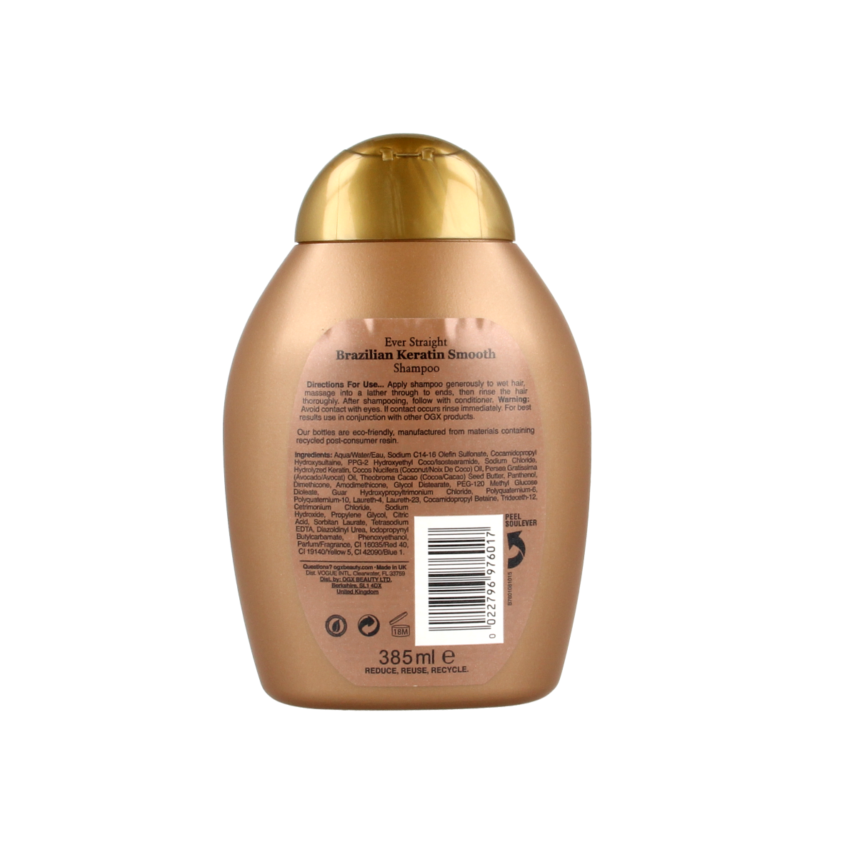 OGX Brazilian keratin therapy shampoo 385.00 Milliliter