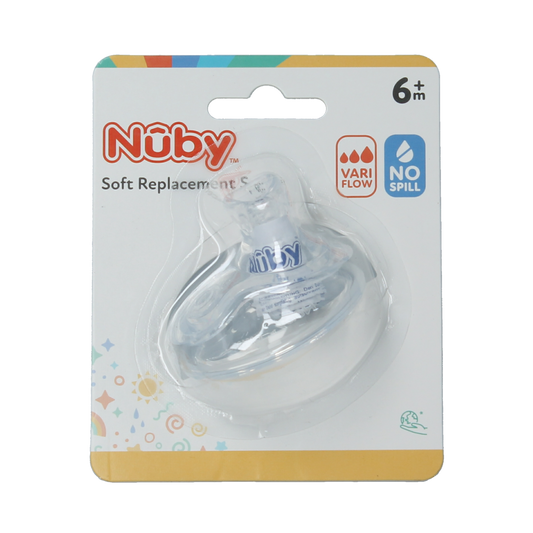 Nuby Vervangspeen beker ID10052 1.00 Stuks