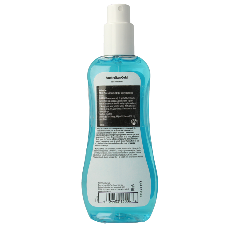 Australian Gold Aloe freeze spray gel 237 Milliliter