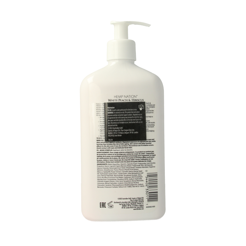 Australian Gold Hemp nation tan extender white peach hibiscus 535 Milliliter