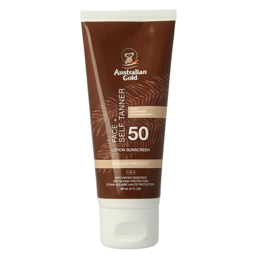 Australian Gold Face met selftanner SPF50 88.00 Milliliter