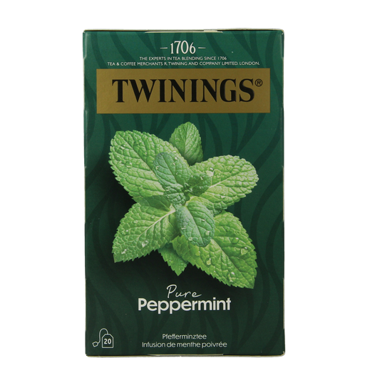 Twinings Pepermunt 20.00 Zakjes