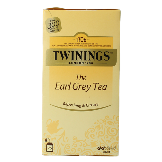 Twinings Earl grey envelop zwart 25.00 Zakjes
