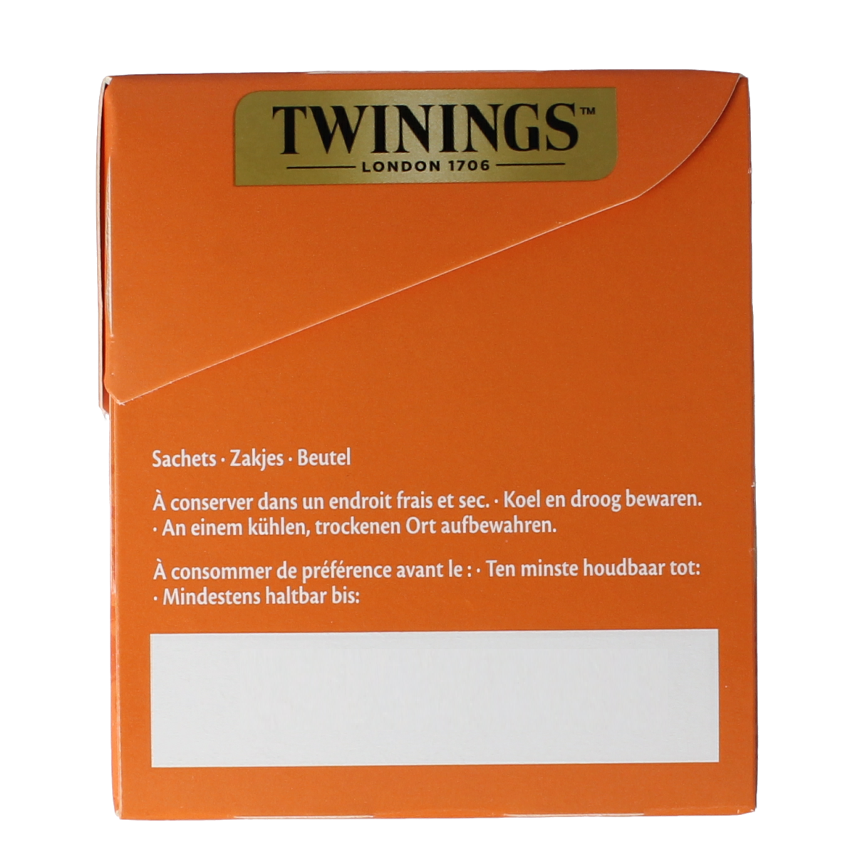 Twinings Pure Ceylon tea boxes with 25 tea bags, showcasing the packaging and tea branding.