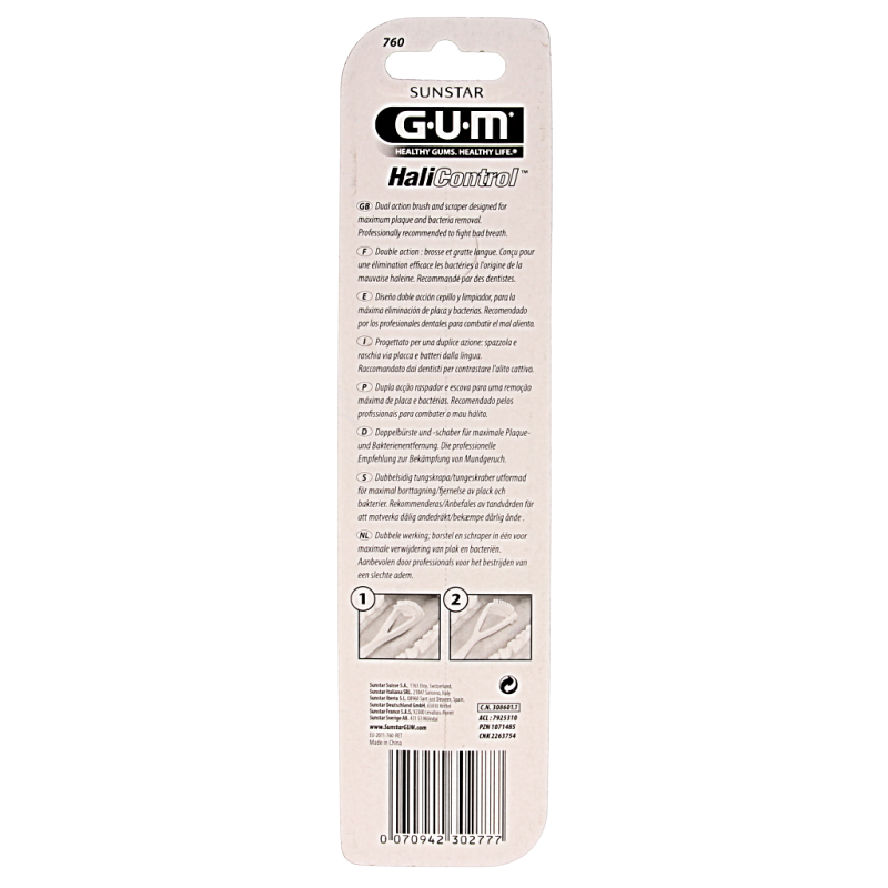 GUM HaliControl tongreiniger 1 Stuks