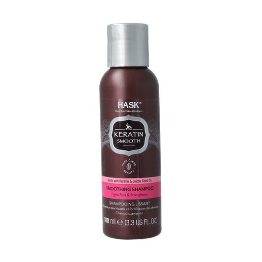 HASK Keratin protein smoothing shampoo travel size 100 Milliliter