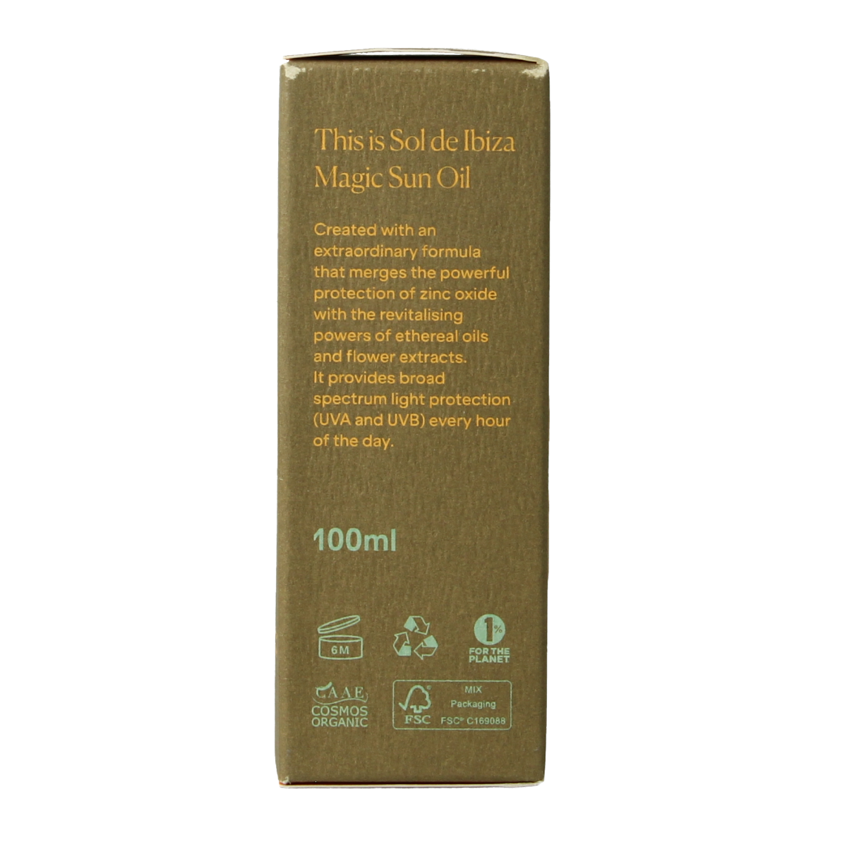 Sol De Ibiza Zonneolie beschermend & herstellend SPF15 bio 100.00 Milliliter