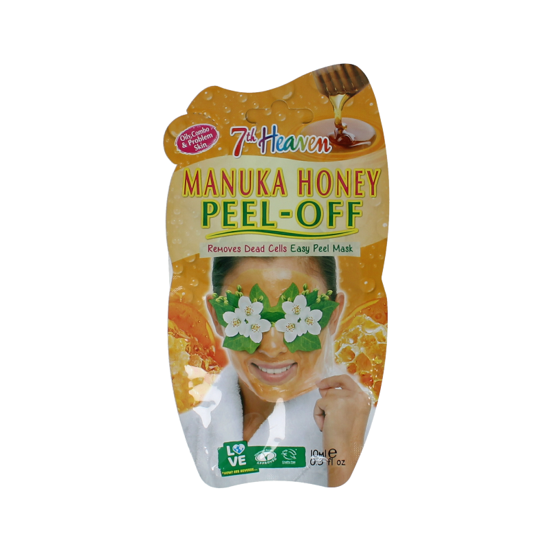 Montagne 7th Heaven gezichtsmasker manuka honey peel-off  10 Milliliter