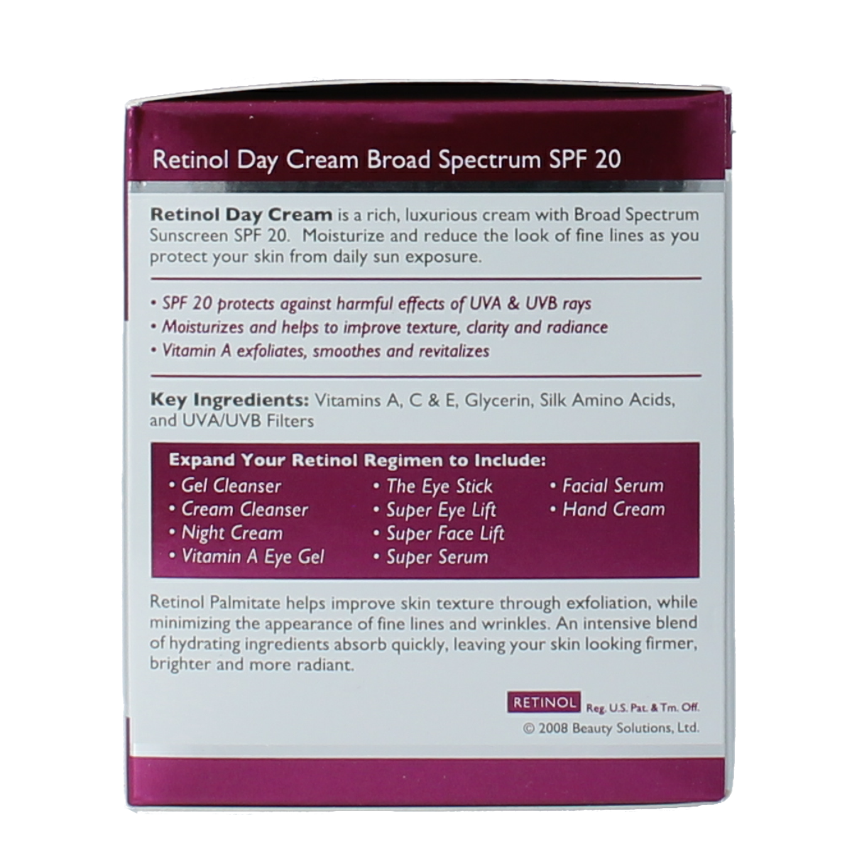 Retinol Day cream SPF20 48.00 Gram
