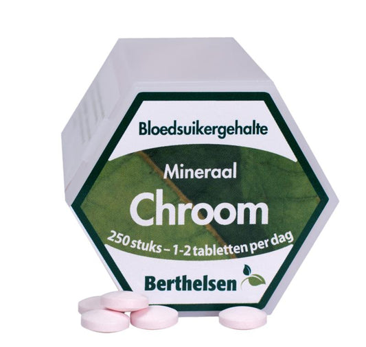 Berthelsen Chroom picolinaat 62,5mcg 250.00 Tabletten
