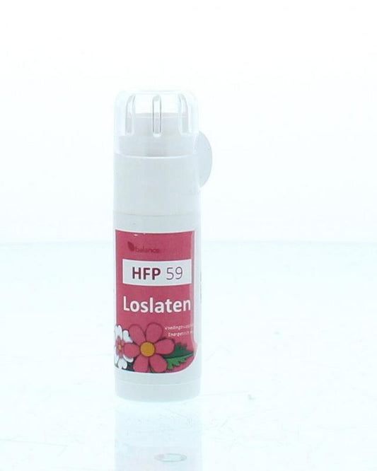 Balancepharma Loslaten Flowerplex herbal supplement in a 6g package, featuring dried flowers used in natural herbal remedies.