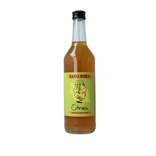 Saru Soda Siroop citroen bio demeter 500.00 Milliliter