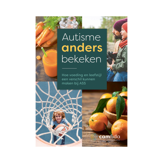 Cover of the Camfida Basis autisme anders bekeken 1.00 book, featuring title text and a simple design on a white background.