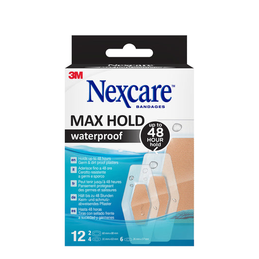 Nexcare MaxHold pleisters 3 maten assortiment 12.00 Stuks