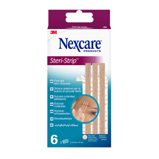 Nexcare Steri-Strip™ wondsluitingstrip huidskleur 6.00 Stuks