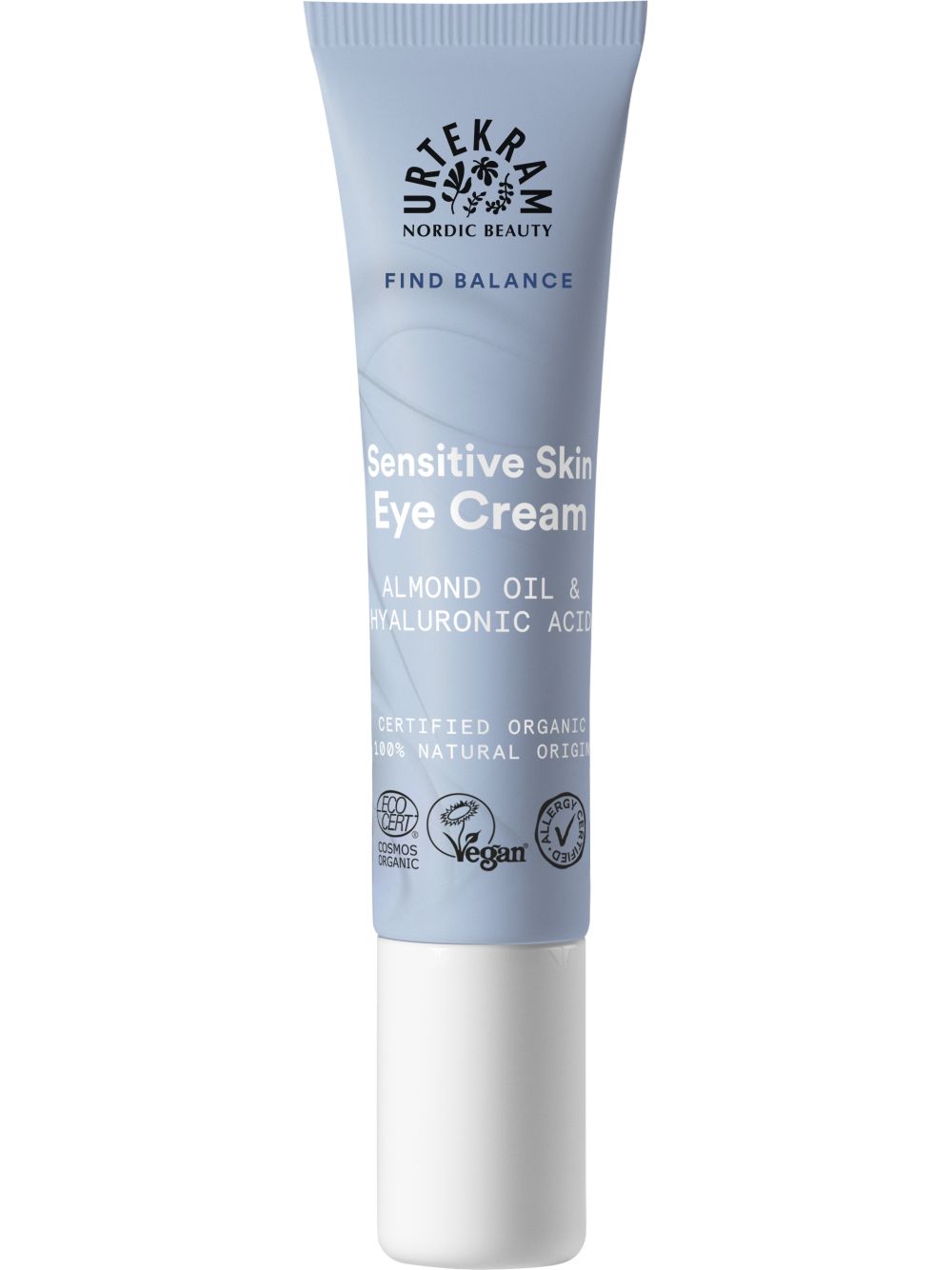 Urtekram Fragrance Free Oogcrème – gevoelige huid 15.00 Milliliter