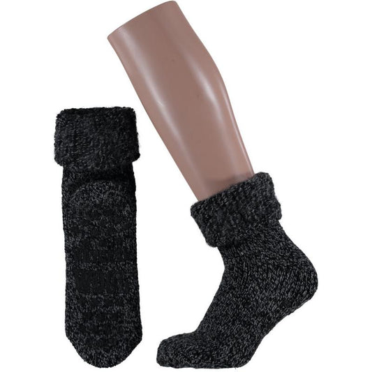 Apollo Slofsok anti slip unisex zwart 39-42 1.00 Paar