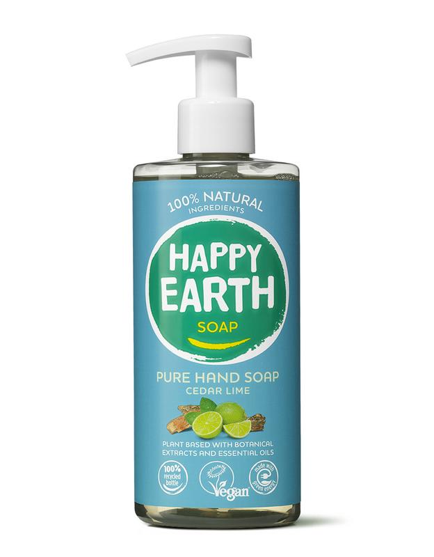 Happy Earth Pure hand soap cedar lime 300.00 Milliliter