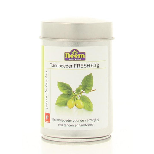 Holisan Supreme tandpoeder fresh 60.00 Gram