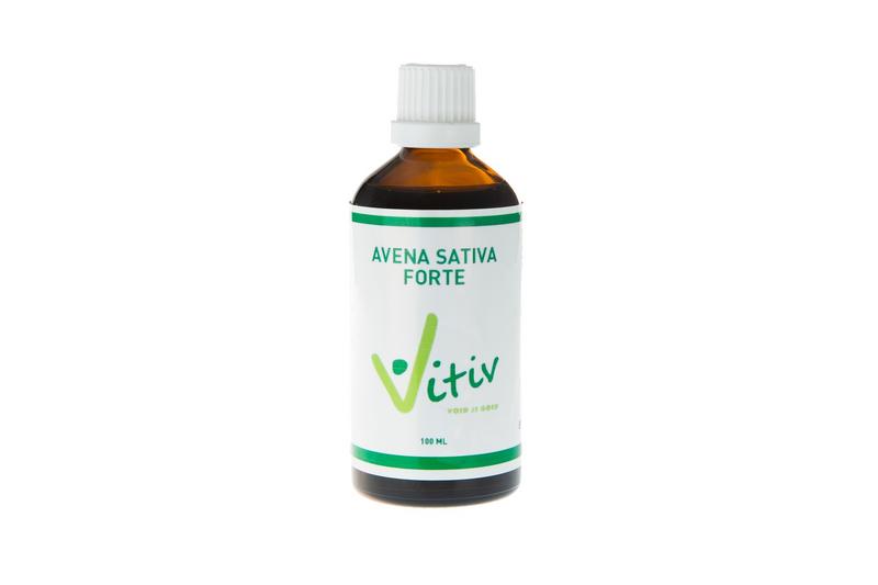 Vitiv Avena Sativa Forte herbal remedy in 100ml bottle, natural herbal supplement from Vitiv for wellness and relaxation.