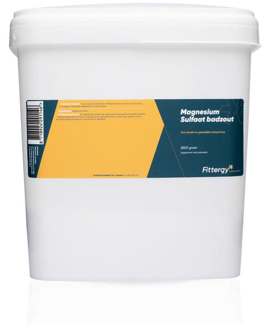 Fittergy Magnesium sulfaat badzout 2500 Gram