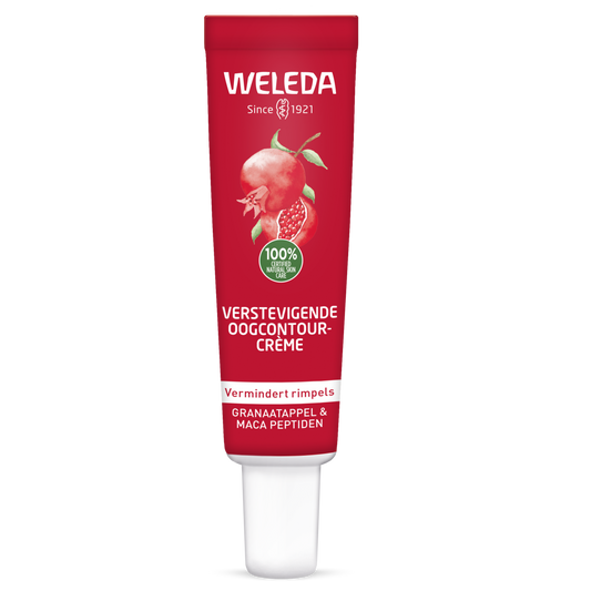 Weleda Granaatappel & maca oogverzorging met verstevigende formule voor de oogcontour, 12 ml, natuurlijke huidverbetering