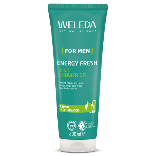 Weleda Men energy fresh douchegel 3 in 1 200.00 Milliliter