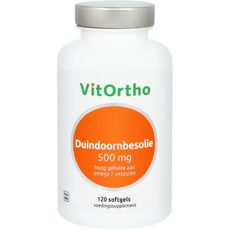 VitOrtho Duindoornbesolie 500mg 120 Softgels